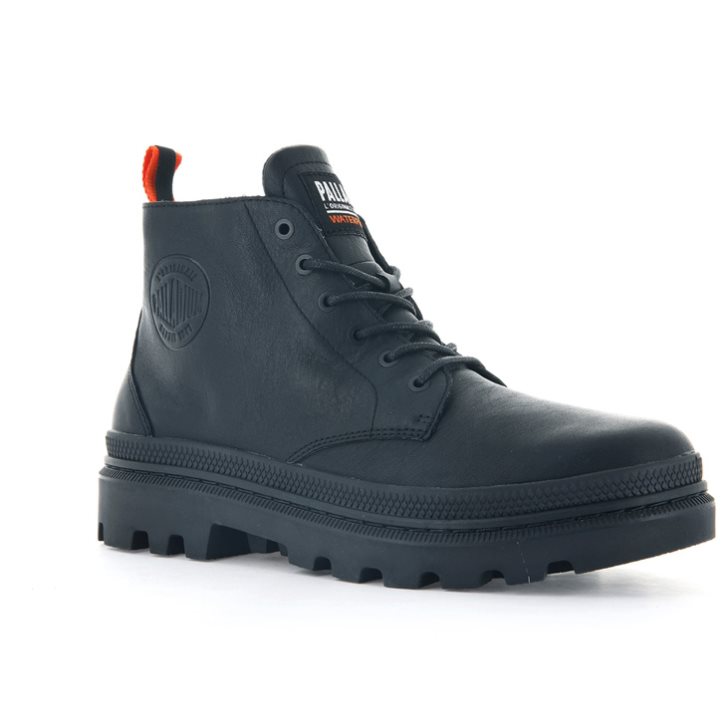 Bottes Palladium Pallatrooper Hi-2 Homme Noir | FR KSC438J